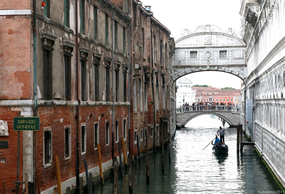 Venedig Seufzerbrücke 2015
