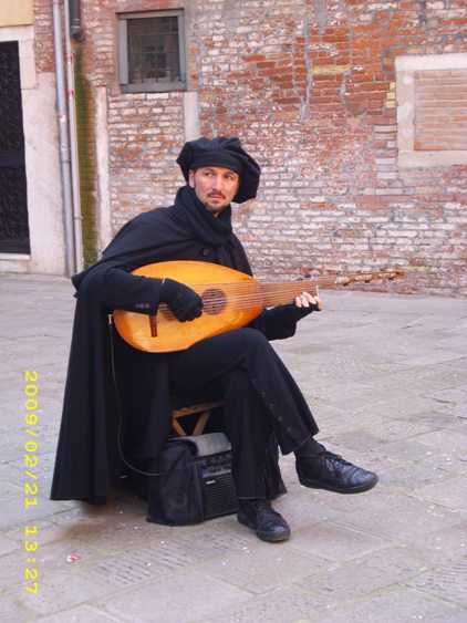 Venedig Strassenmusikante