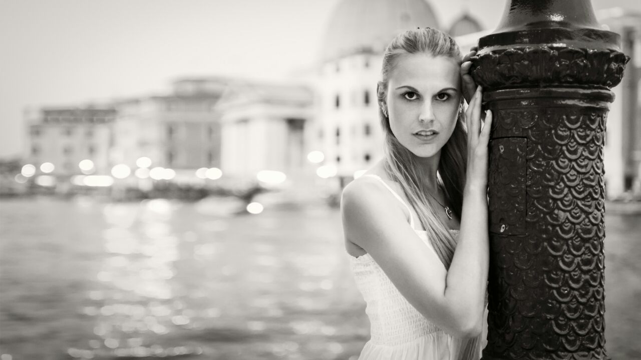 Venedig s/w Portrait