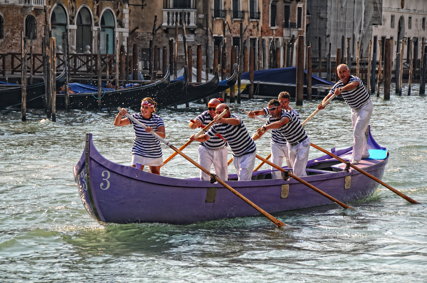 Venedig - Übungseinheit auf dem Canal Grande