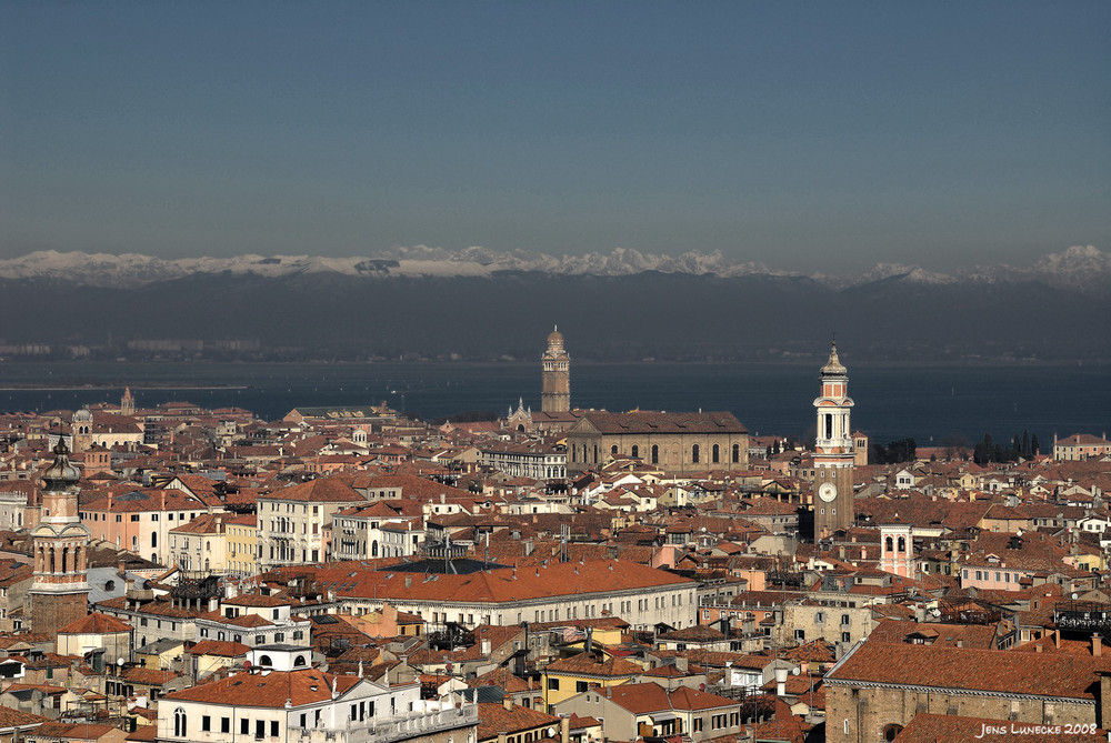 Venedig und die Alpen