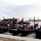 Venedig und Gondoliere