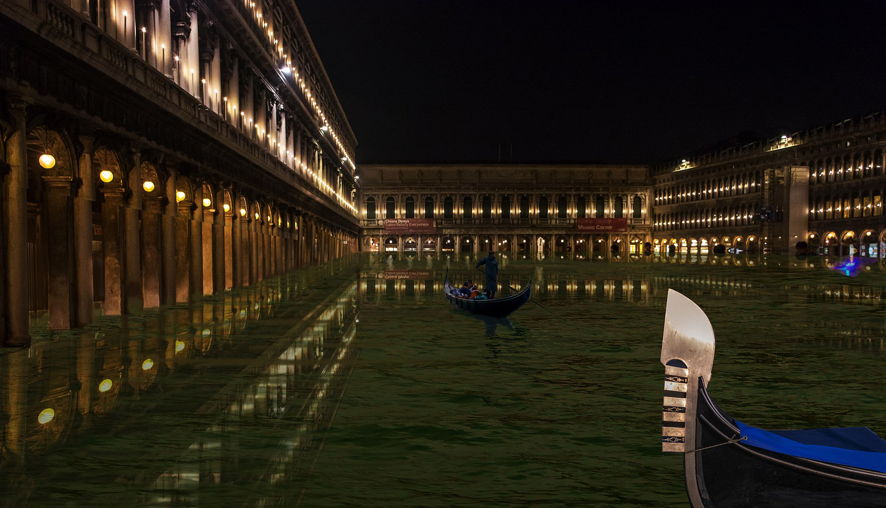 Venedig unter Wasser