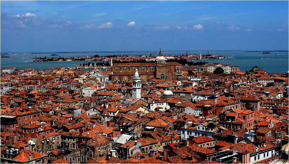 venedig "vom Vogelflug"