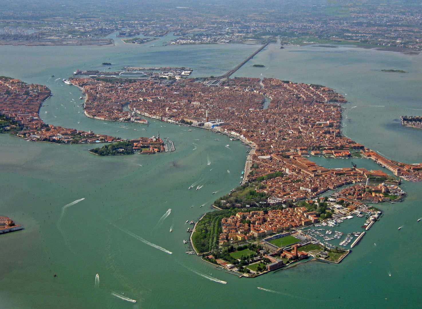 Venedig von oben total