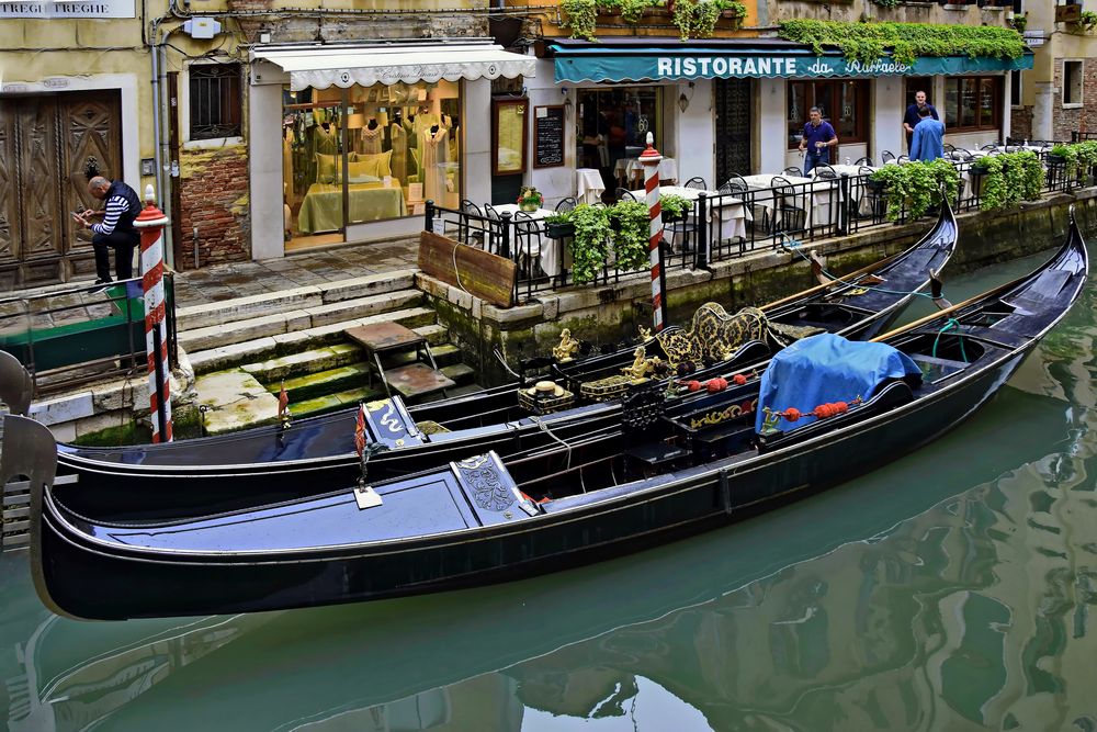 Venedig, warten auf Kunden