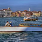 VENEDIG  - Wassertaxi auf dem Canale della Giudecca -