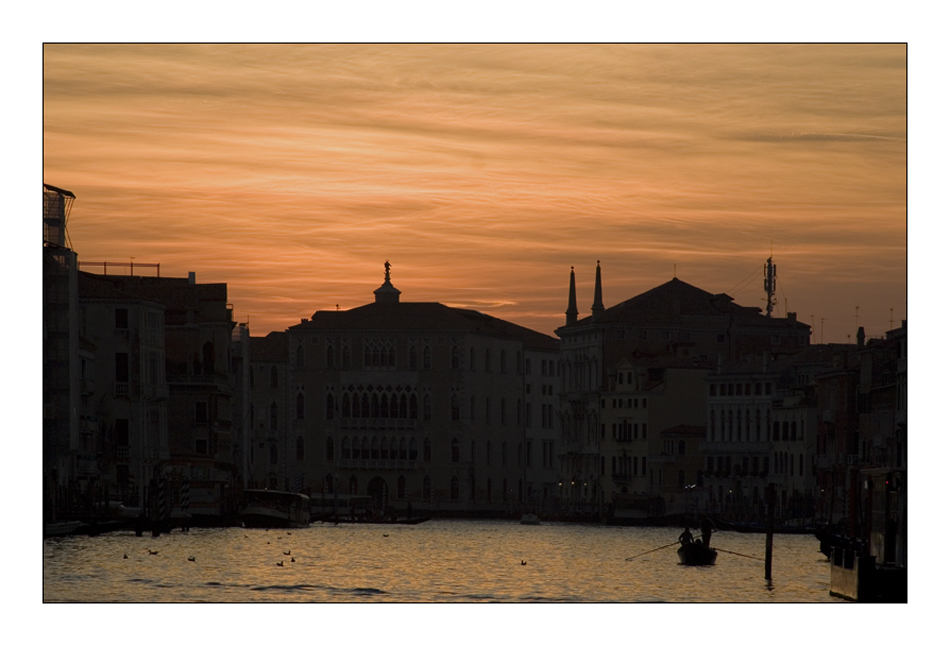 Venedig - when the sun goes down...