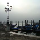 Venetian galley in the fog
