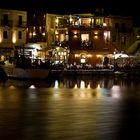 Venetian harbour in Rethymnon (crete)