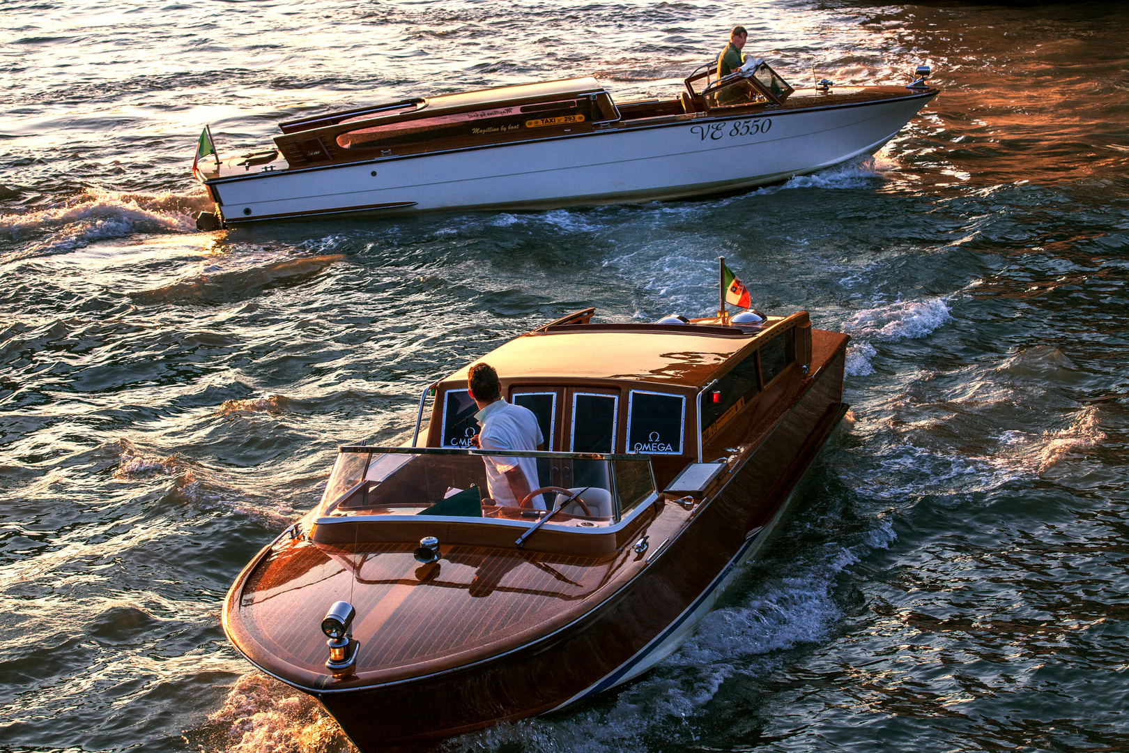 " venetian traffic ", venice, italy