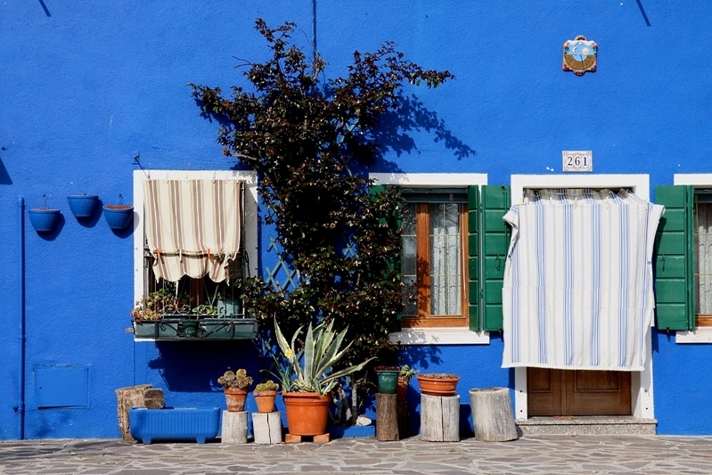 Venezia 10 ...... Burano kobaltblau