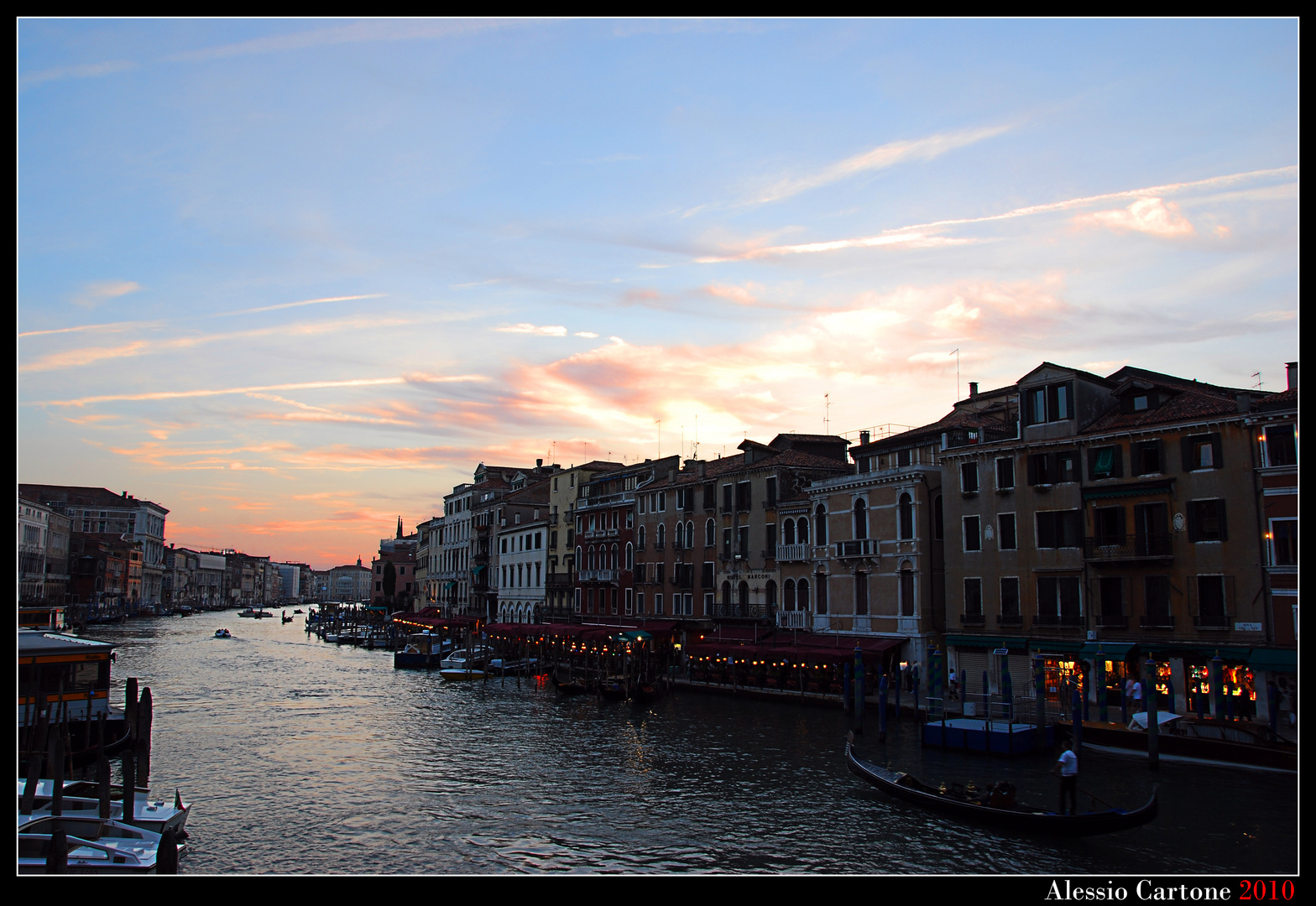 Venezia al tramonto