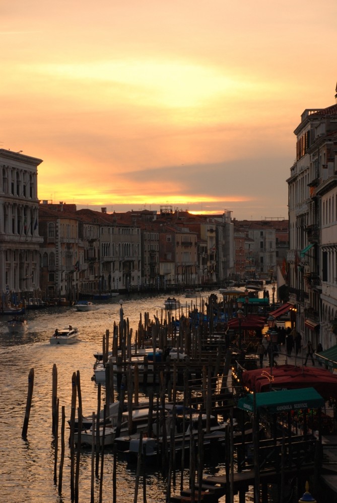 Venezia - burning sunset