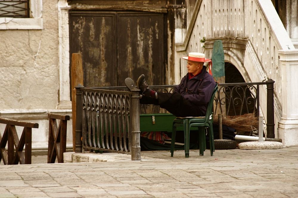 Venezia: Gondoliere