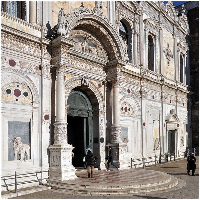 Venezia | Scuola Grande di San Marco, Portal - ersetzt