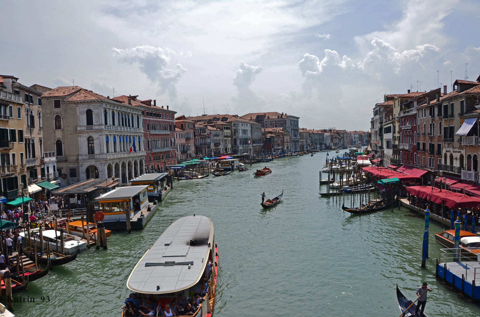 Venezia von der Rialtobrücke
