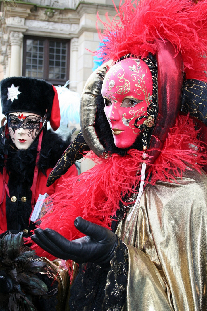 Venezianische Masken im Karneval Hannover 4