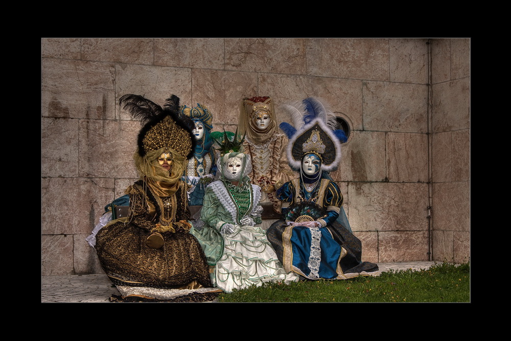 Venezianische Masken in Gmunden