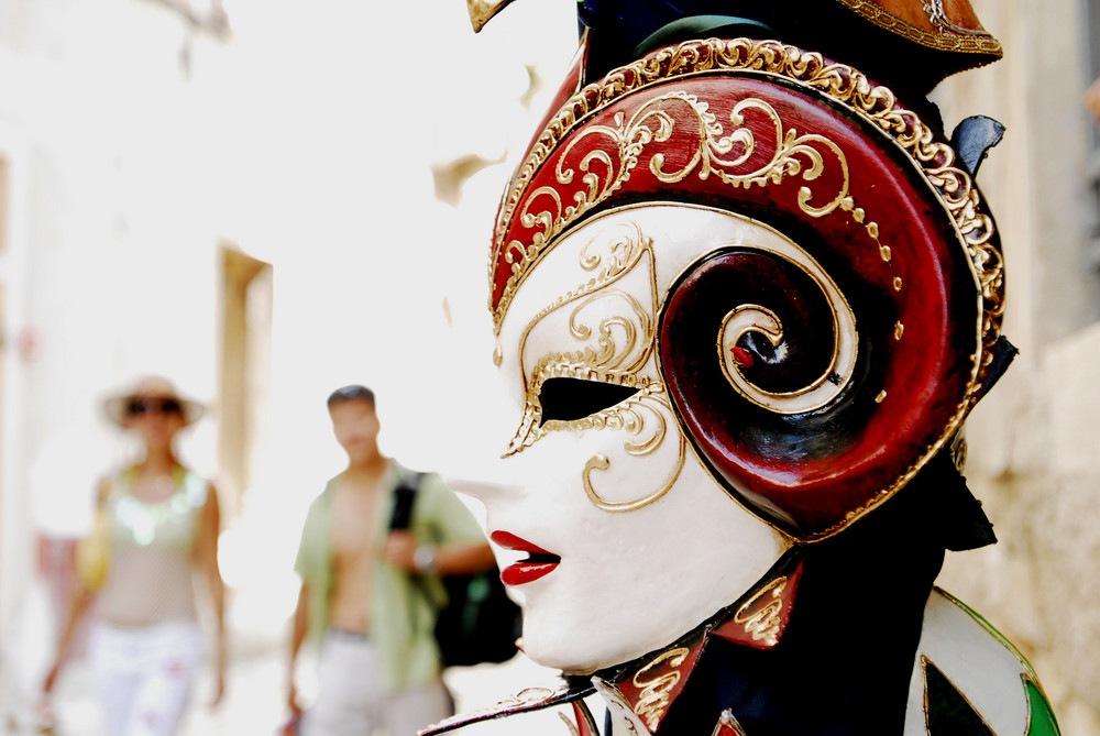 Venezianische Masken in Rovinj