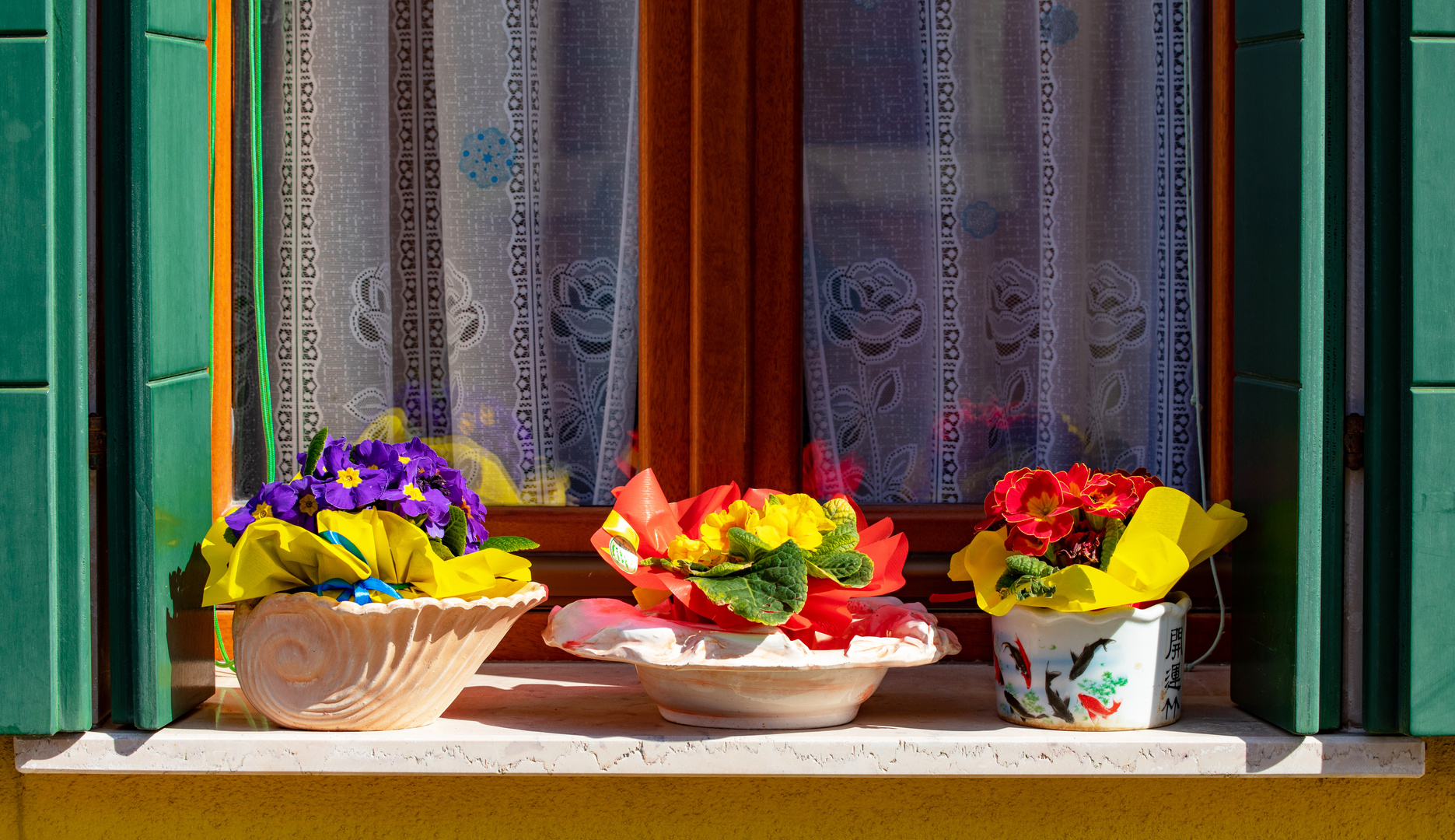 Venezianischer Fensterschmuck