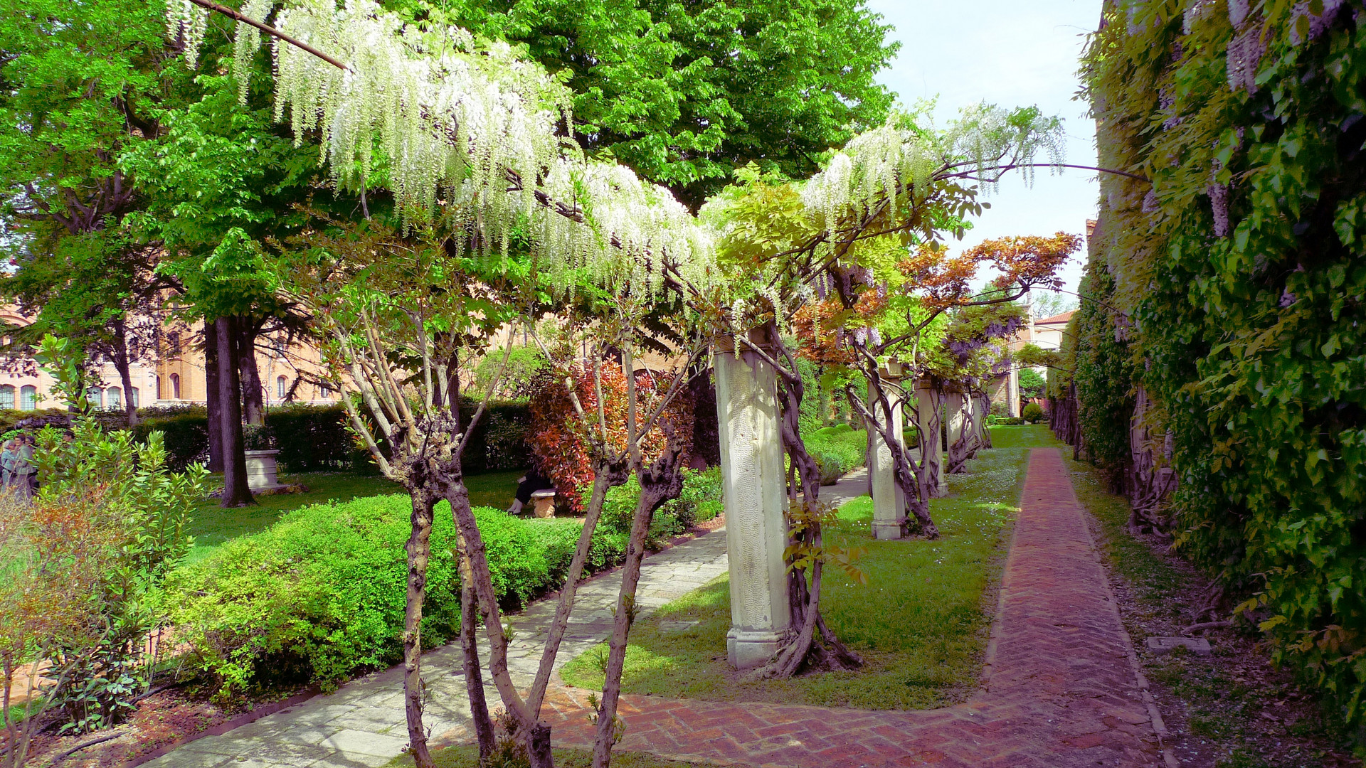 Venezianischer Garten auf der Insel Giudecca