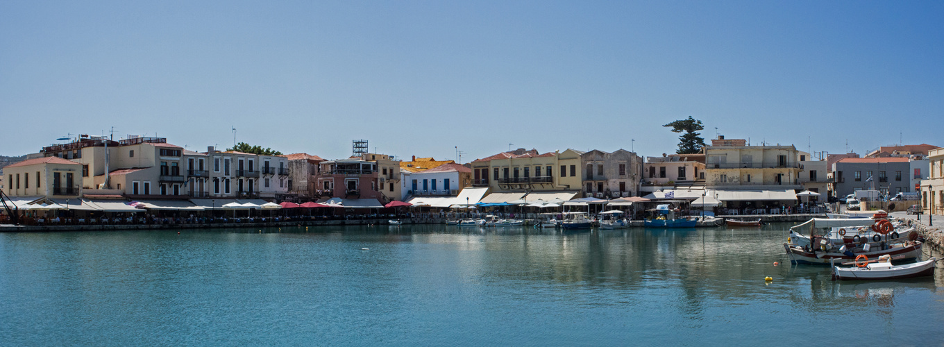 Venezianischer Hafen von Rethymnon auf Kreta