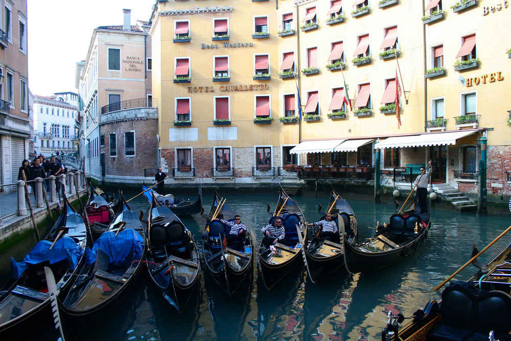 Venezianischer Taxi-Stand