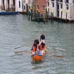 Venezianisches Rudern: Trainingsfahrt