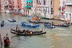 Venezianisches Verkehrsgetümmel oder wer hat Vorfahrt