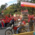 Venezuela 2007, Caracas, Kundgebung von Chavez