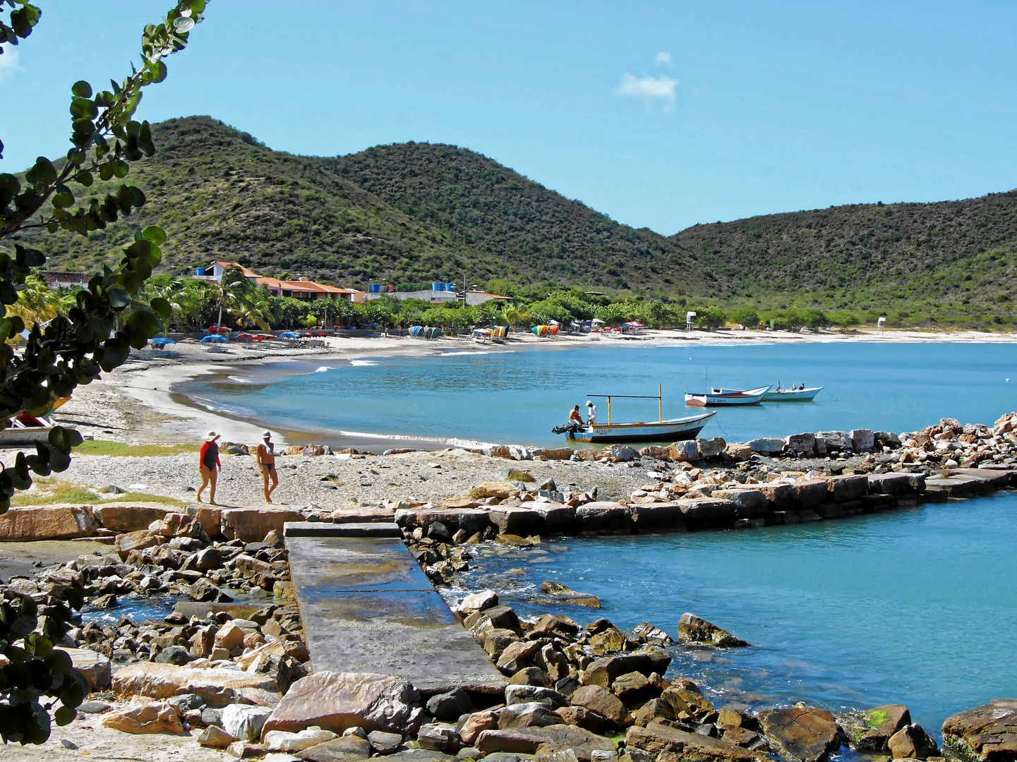 Venezuela 2007, die ruhige Bucht von Pedro Gonzales, Isla de Margarita