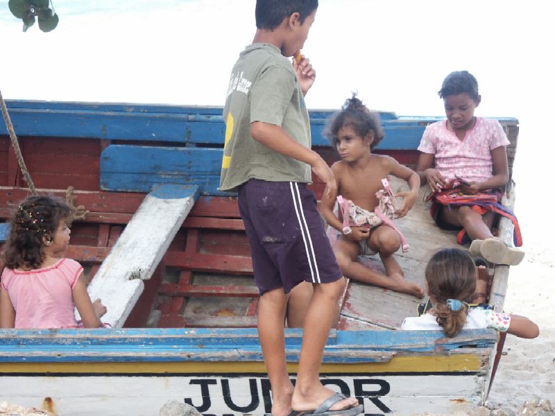 Venezuela - Kinder im Boot