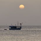 Venezuela, Sonnenuntergang in Juan Griego