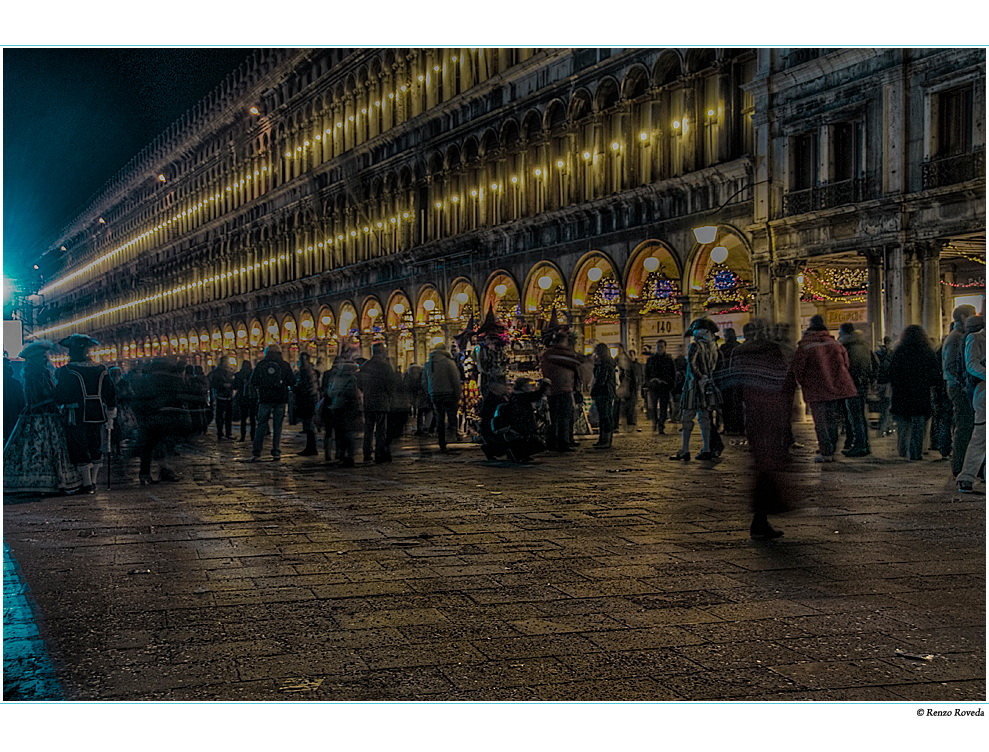 Venice at night