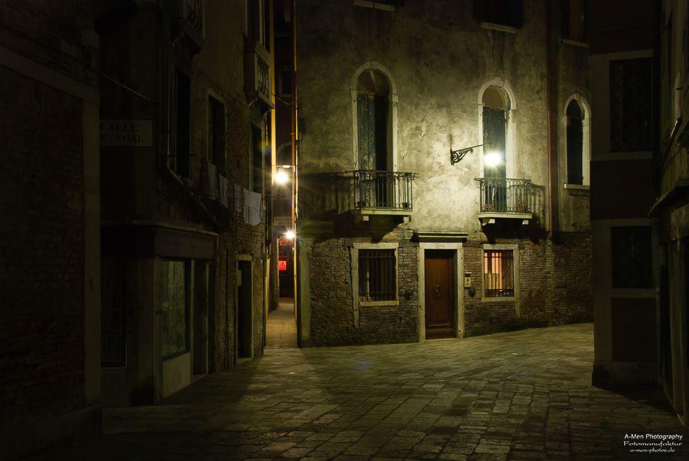 Venice at night