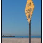 Venice Beach - truck crossing