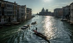 Venice - Canal Grande with Gondola