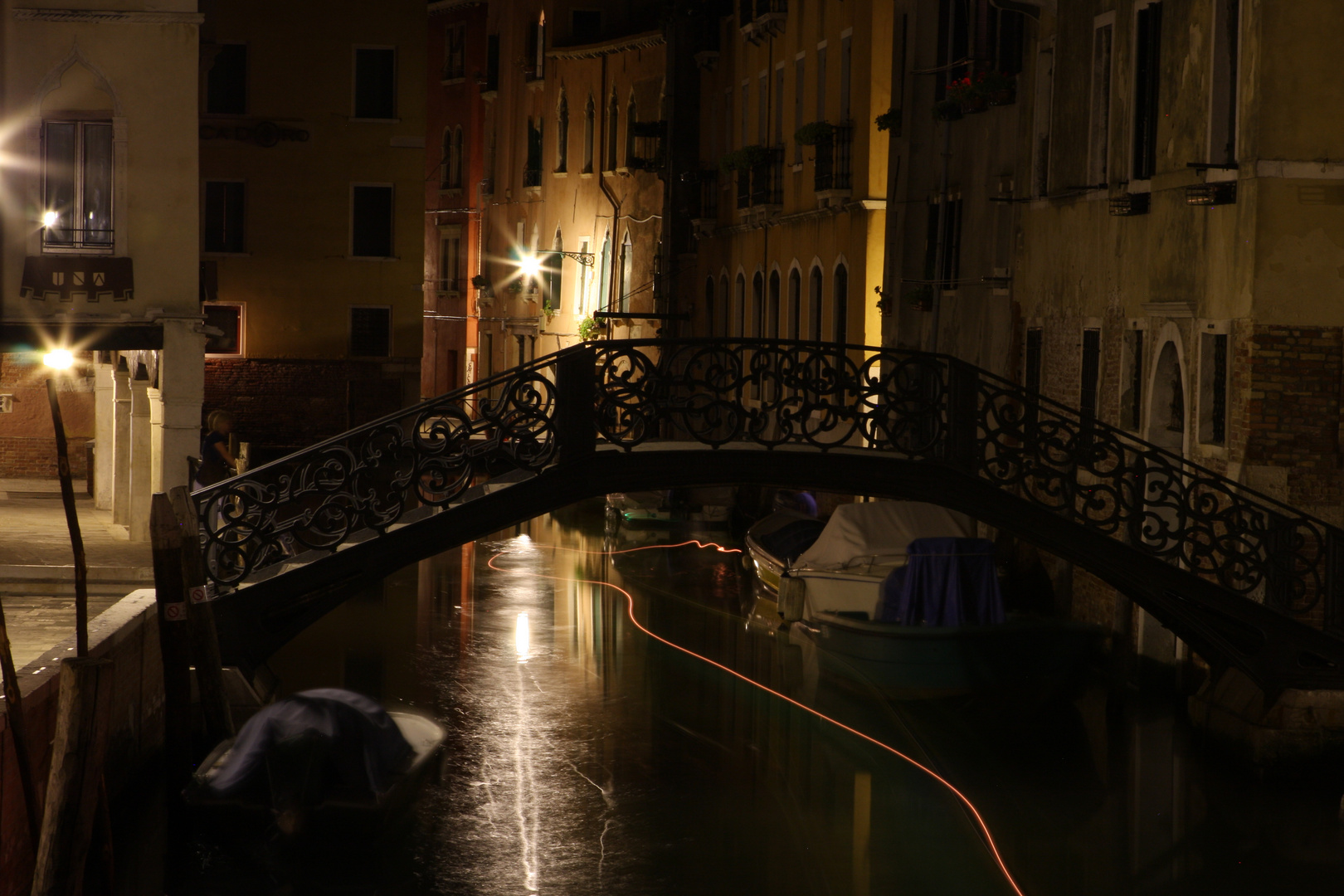 Venice canal in the night 2.