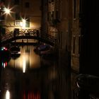 Venice canal in the night