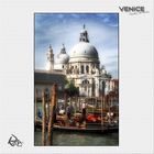 Venice - Gondeln vor Kirche