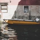 Venice. Photo of a boat.