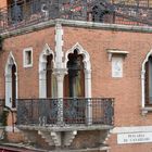 Venice, The balcony in Santa Croce