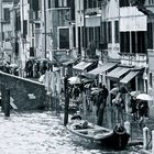Venice under rain