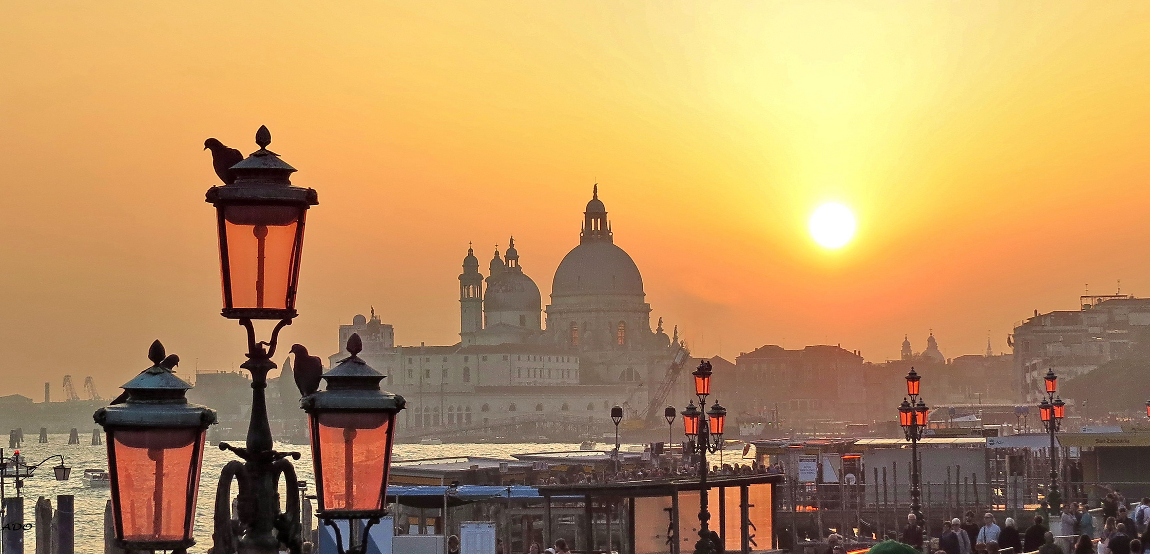 Venise au coucher du soleil 