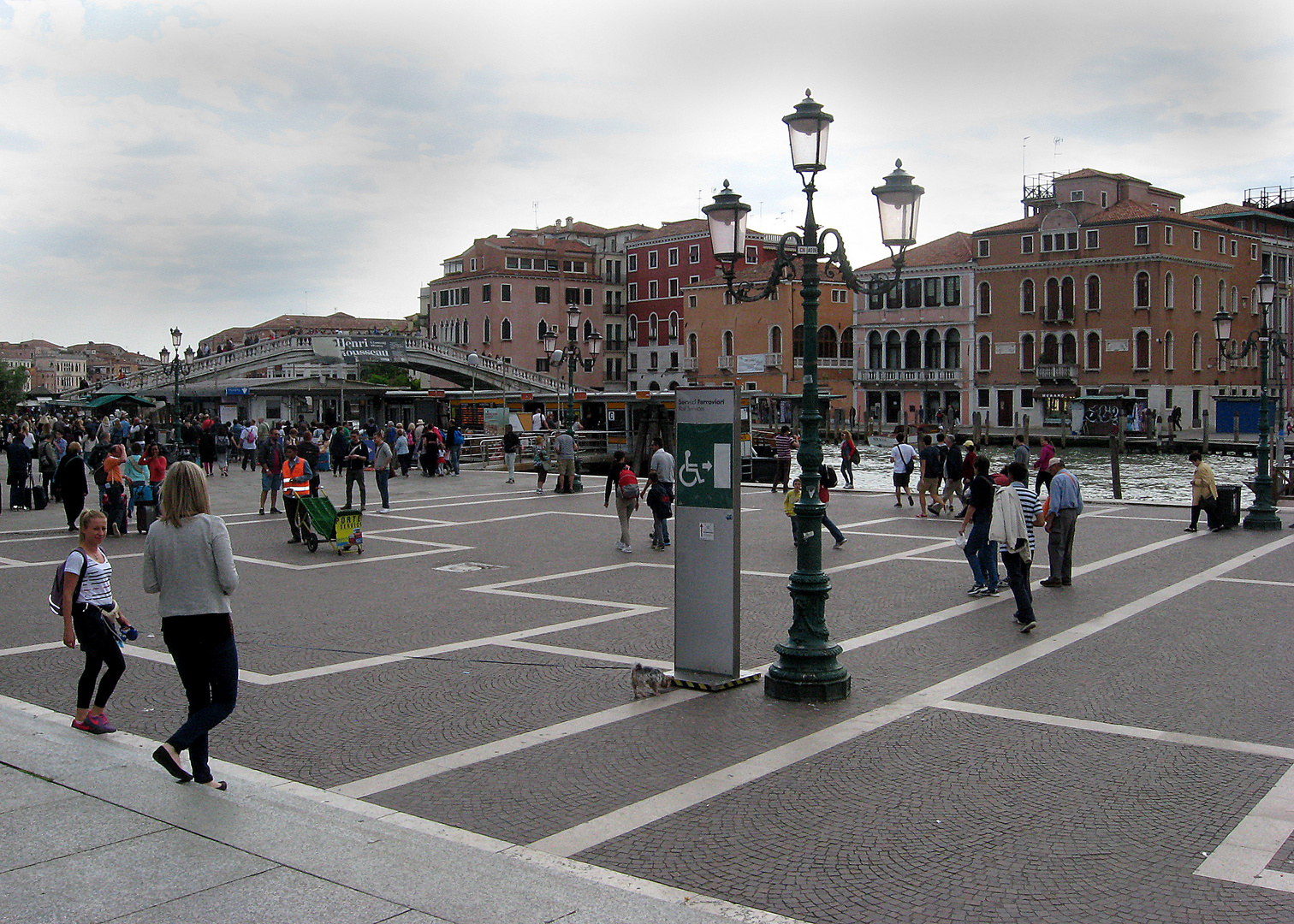 Venise - La sortie de la gare