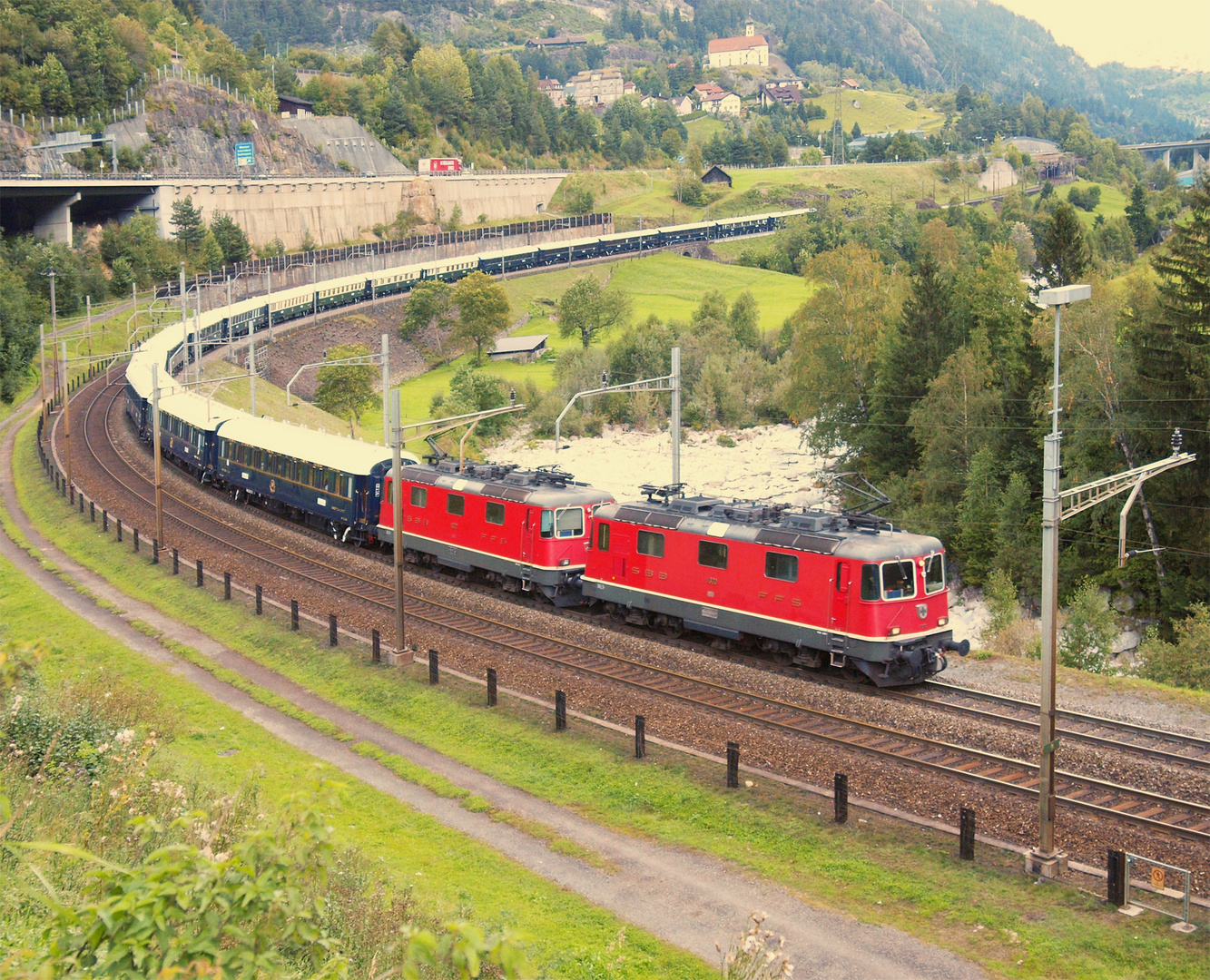 Venise-Simplon Orient Express au Gotthard!