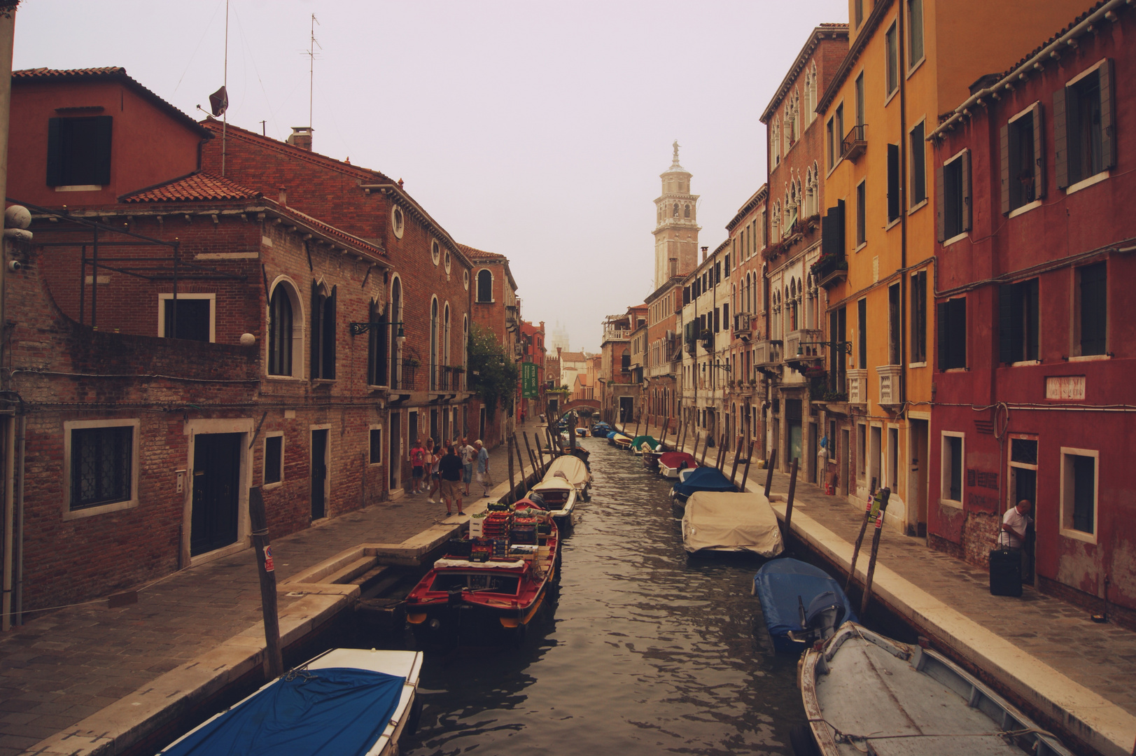 Venise sous la brume matinale