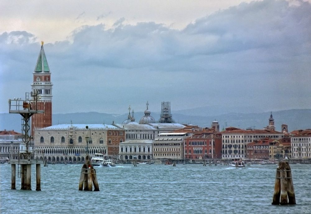 Venise vue de la lagune