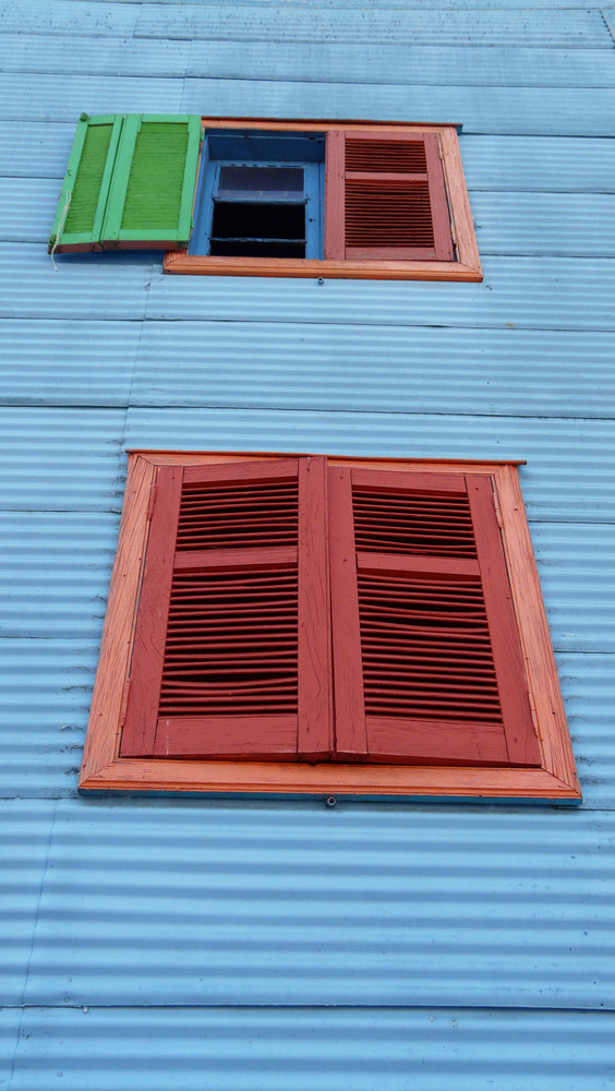 Ventanas del barrio de Boca